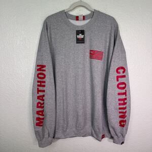 The Marathon Clothing Sweatshirt Mens XXXL Logo Pullover Sweater Nipsey Hussle